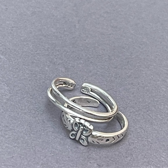 Silpada Sterling silver toe rings - Picture 5 of 5